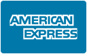 We accept: American Express.