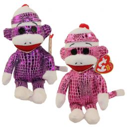 ty sock monkey pink