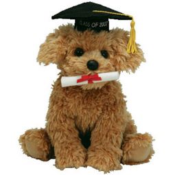 graduation puppy plush