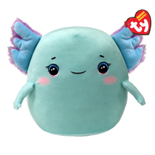 TY Beanie Squishies Squish A Boos Plush CHARLIE The Axolotl 10