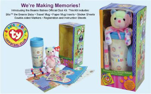 Beanie Babies Games on Ty Beanie Babies Official Club Kit   W  Bits The Bear  Plus Travel Mug