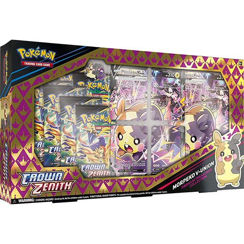 Pokemon Cards Crown Zenith Morpeko V Union Premium Playmat Collection