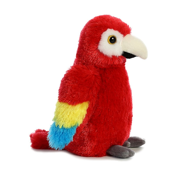 Aurora World Plush - Mini Flopsie - SCARLET MACAW (8 inch): BBToyStore ...