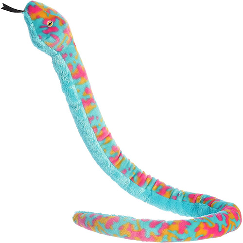 Aurora World Plush - COLORFUL TIE DYE SNAKE (50 inch): BBToyStore.com ...