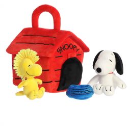 Aurora World Plush - Peanuts - SNOOPY'S DOG HOUSE Playset (8 inch)