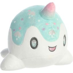 Aurora World Plush - Tasty Peach - SNOWFALL NOMWHAL (7 inch)