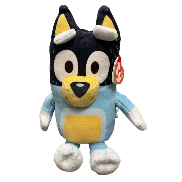 TY Beanie Baby - Bluey - BANDIT [Dad] (Soft Body - 7.5 inch)