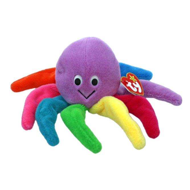 TY Beanie Baby - BLINKY the Octopus (8 inch): BBToyStore.com - Toys ...