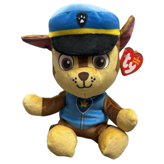 TY Beanie Baby - Paw Patrol - CHASE (2024 Soft Body - 7.5 inch)