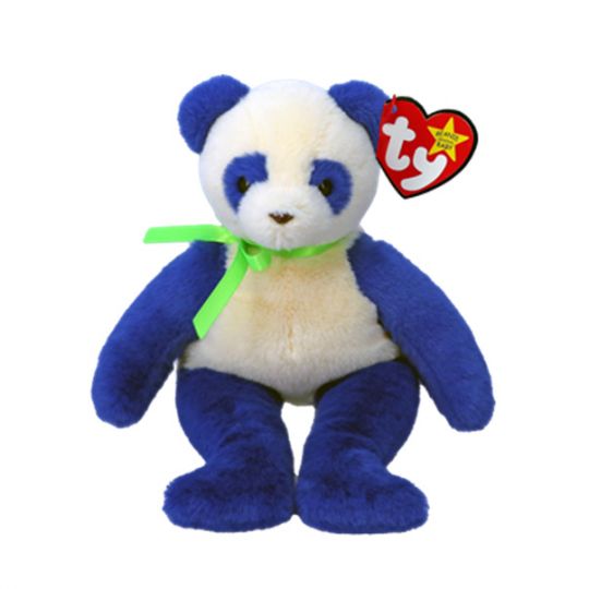 Blue panda stuffed animal online