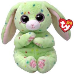 TY Beanie Baby (Beanie Bellies) - FERN the Green Easter Rabbit (6 inch)