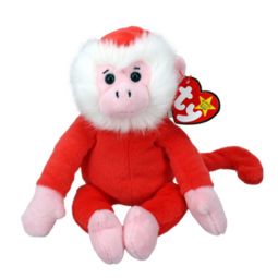 TY Beanie Baby - FOSTER the Orange Monkey (8 inch)