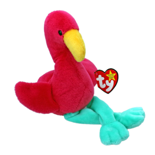 TY Beanie Baby - FRAYA the Pink Flamingo (8 inch)