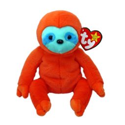 TY Beanie Baby - MOLASSES the Orange Sloth (8 inch)