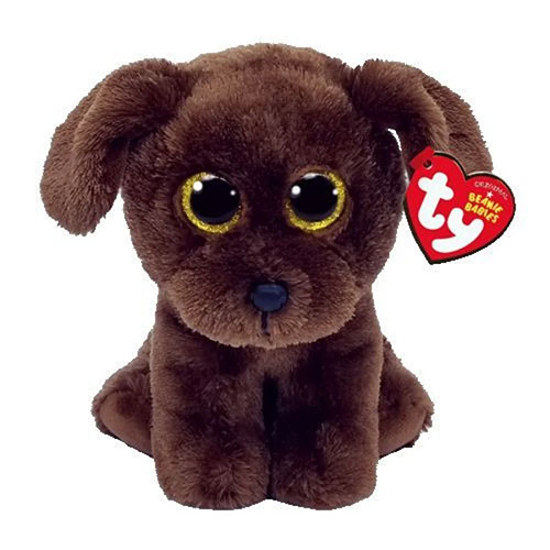 TY Beanie Baby - NUZZLE the Brown Dog (6 inch)