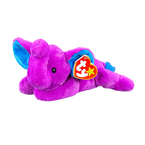 Purple elephant beanie deals baby