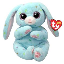 TY Beanie Baby (Beanie Bellies) - SKIPPY the Blue Easter Rabbit (6 inch)