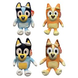 TY Beanie Baby - Bluey - SET of 4 (Soft Body - 7.5 inch)