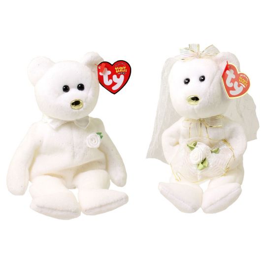 Beanie baby hot sale wedding bears