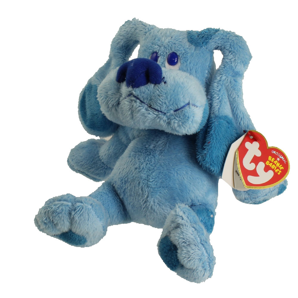 TY Beanie Baby - BLUE the Dog (Nick Jr. - Blue's Clues) (6.5 inch): BBToyStore.com - Toys, Cards, Action Figures & Games online retail store shop sale
