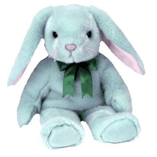 green bunny plush