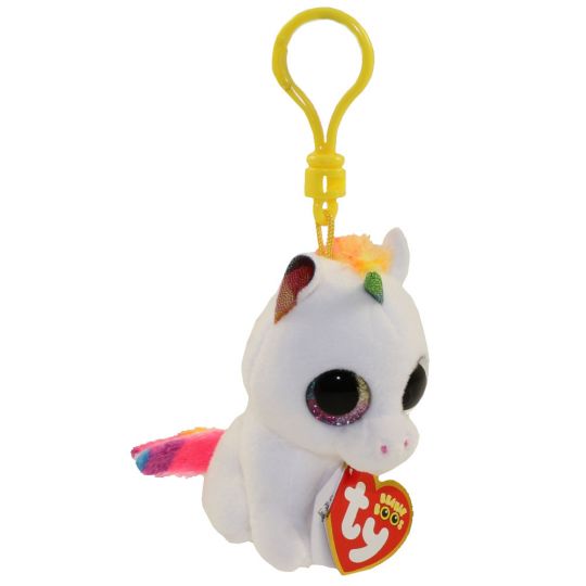 unicorn beanie boo keychain
