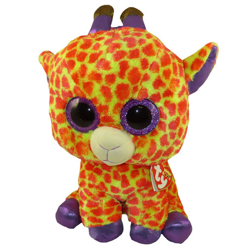 TY Beanie Boos - DARCI the Orange & Yellow Giraffe (Glitter Eyes ...