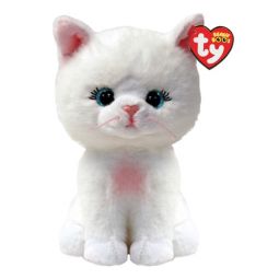 TY Beanie Boos - AMELIA the White Cat (Regular Size - 6 inch)