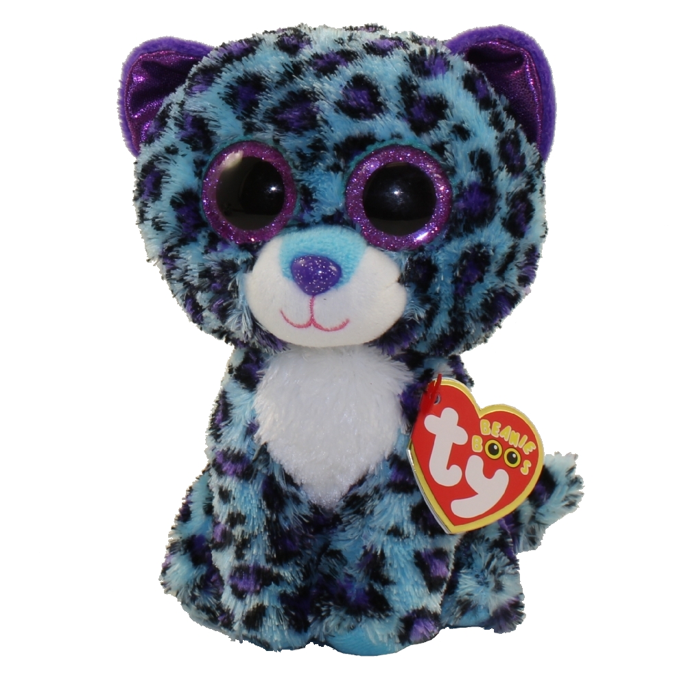 blue leopard beanie boo