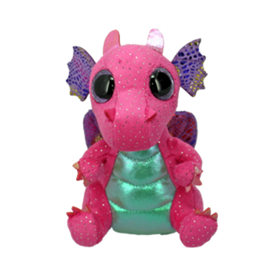 TY Beanie Boos - SPITFIRE the Pink Dragon (Regular Size - 6 inch ...