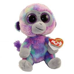 TY Beanie Boos - ZURI the Monkey (Glitter Eyes) (Regular Size - 6 inch)