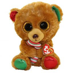 TY Beanie Boos - BELLA the Bear (Glitter Eyes) (Medium Size - 9 inch)