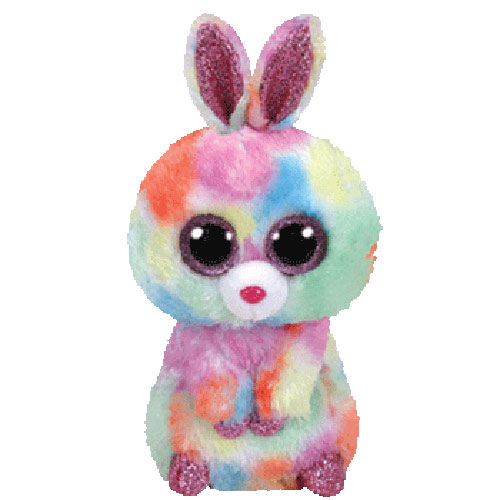 rainbow bunny beanie baby