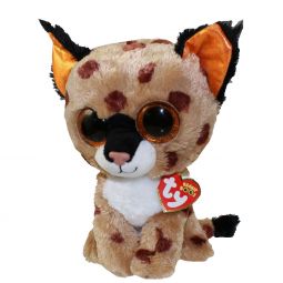 TY Beanie Boos - BUCKWHEAT the Lynx (Glitter Eyes) (Medium Size - 9 inch)