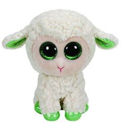 TY Beanie Boos - LALA the Lamb (Glitter Eyes) (Medium Size - 9 inch)