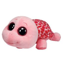 TY Beanie Boos - MYRTLE the Pink Turtle (Medium Size - 9 inch)