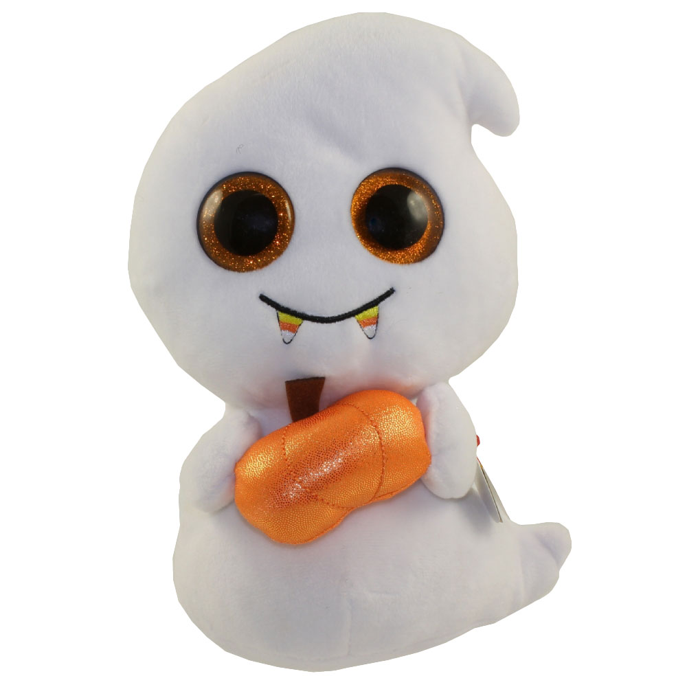 TY Beanie Boos - SCREAM the Ghost (Glitter Eyes) (Medium Size - 9 inch ...