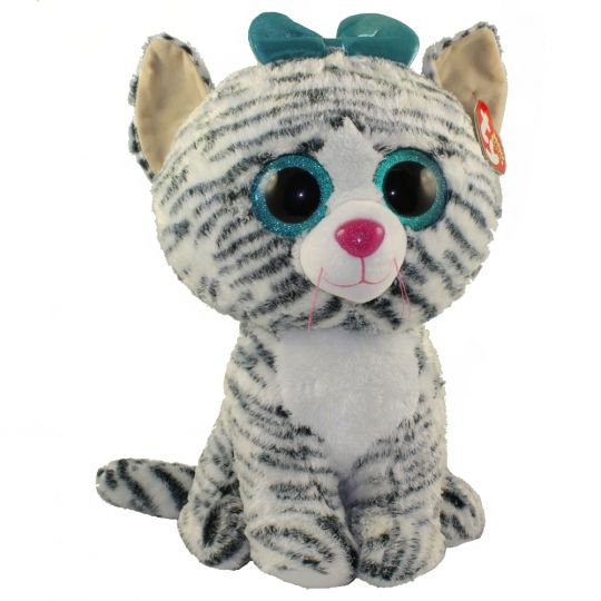 Ty Beanie Boos Quinn The Cat Glitter Eyeslarge Size 17 Inch Limited Exclusive - 