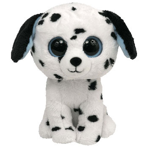Ty Beanie Boos Fetch The Dalmatian Solid Eye Color Regular Size