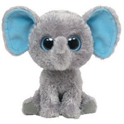 TY Beanie Boos - PEANUT the Elephant (Solid Eye Color) (Regular Size - 6 inch)