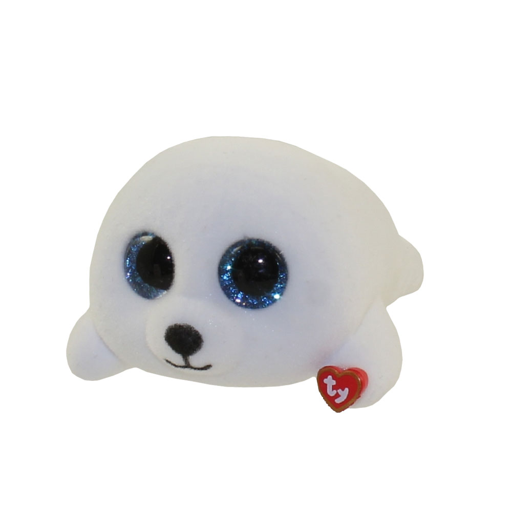 ty icy seal plush white large