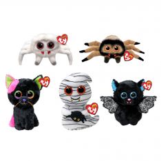 TY Beanie Boos -  SET of 5 Halloween 2024 Releases (Regular Size - 6 inch)