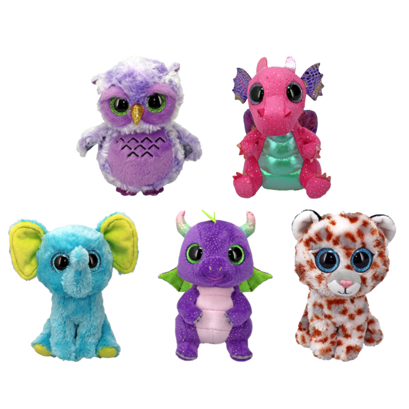 TY Beanie Boos - SET OF 5 Fall 2024 Releases Teunkles, Spitfire, +3 (6 inch) (Pre-Order ships Fall)