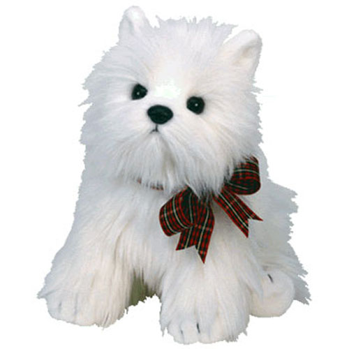 TY Classic Plush - MACDOUGAL the White Dog (10 inch)