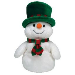TY Pluffies - MR. SNOW the Snowman (10.5 inch)