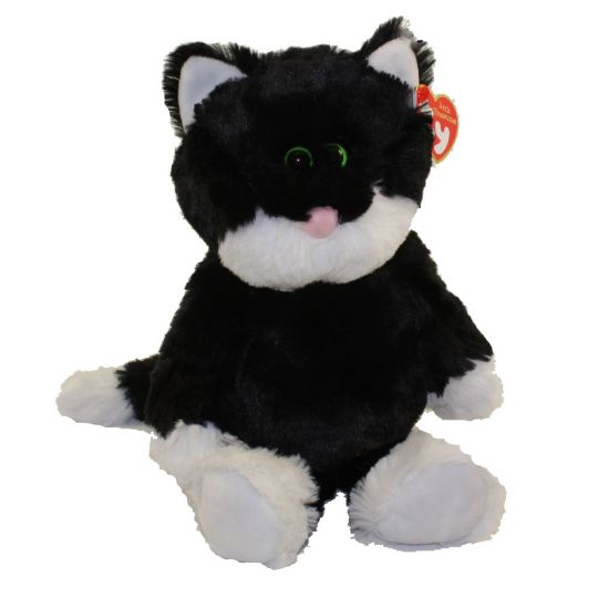 black and white cat beanie boo