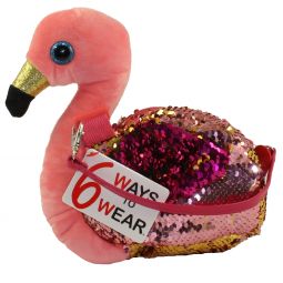 ty sequin flamingo large