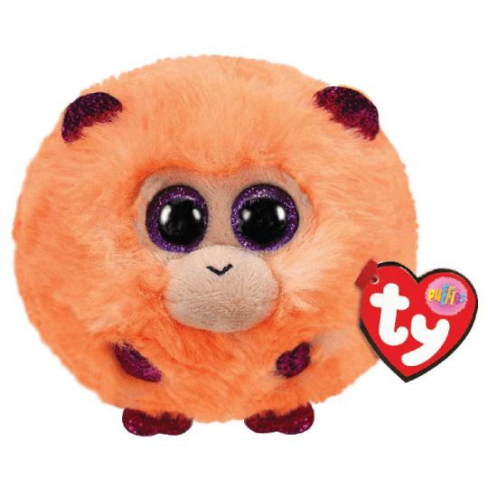 orange stuffed monkey