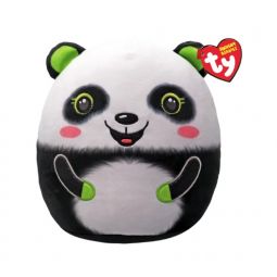 TY Squish-A-Boos Plush - BONSAI the Panda Bear (Small Size - 8 inch)