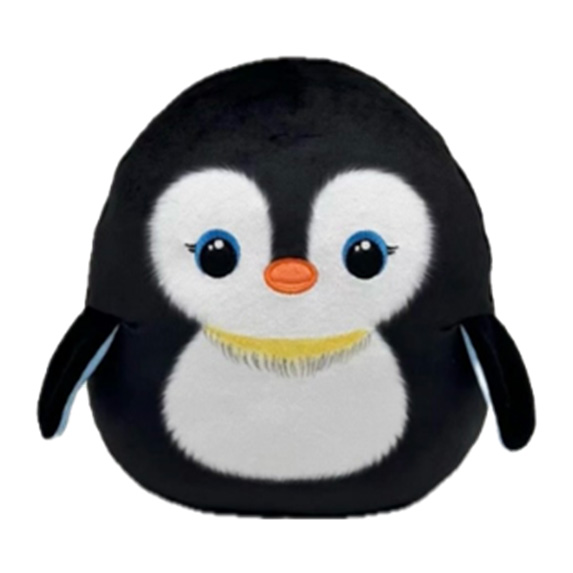 Ty Beanie Squishies Squish A Boos Plush Neve The Penguin Inch Bbtoystore Com Toys